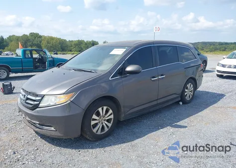 2015 Honda Odyssey Ex-L из США, поврежденный, VIN 5FNRL5H66FB070908